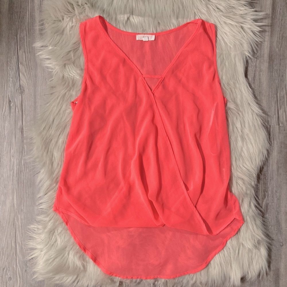 MINE Sheer Pink Blouse